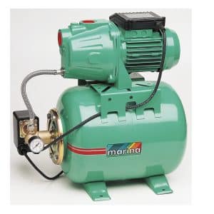 Marina CAM 40/22 husvandværk, 230v, 1", 60 l/min løftehøjde 28 mtr., støbejerns hus, 22 l. tank